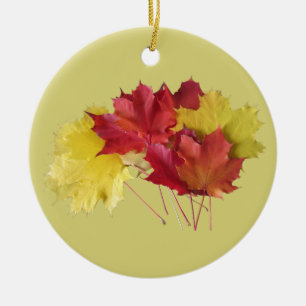 Décoration En Céramique Feuilles d'érable