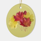 Décoration En Céramique Feuilles d'érable (Gauche)