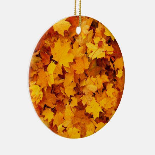 Décoration En Céramique Feuilles d'été indiens (Droite)