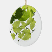 Décoration En Céramique Feuilles verts de vigne (Droite)
