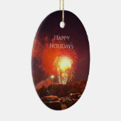 Décoration En Céramique Feux d'artifice Joyeux fête (Droite)