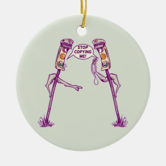 Décoration En Céramique Feux de circulation en dispute (Devant)