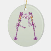 Décoration En Céramique Feux de circulation en dispute (Gauche)