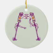 Décoration En Céramique Feux de circulation en dispute (Dos)