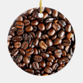 Décoration En Céramique Fèves de café grillées foncées (Dos)