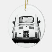 Décoration En Céramique Fiat 500 à Rome, Italie (Gauche)