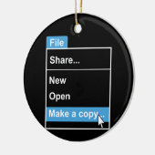 Décoration En Céramique Fichier faire une copie de l'informatique (Gauche)