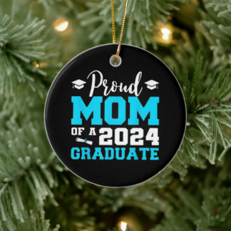 Décoration En Céramique Fier maman d'une Graduate School de 2024