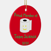 Décoration En Céramique Fier membre de l'équipe scientifique (Droite)