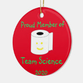 Décoration En Céramique Fier membre de l'équipe scientifique (Gauche)
