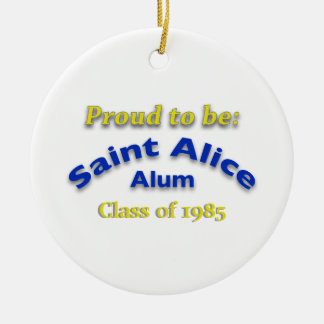 Décoration En Céramique Fière d'être Saint Alice Alum personnalisable