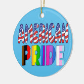 Décoration En Céramique Fierté américaine - Mois de la fierté LGBTQ+ améri (Gauche)