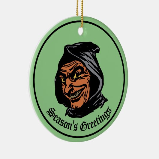 Décoration En Céramique Figure déplaisante à capuchon (Droite)