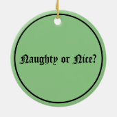 Décoration En Céramique Figure déplaisante à capuchon (Dos)