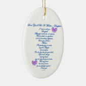 Décoration En Céramique Fille attendant le ęr bébé (Droite)