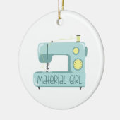 Décoration En Céramique Fille de matériel (Gauche)