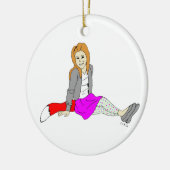 Décoration En Céramique fille foy (Gauche)