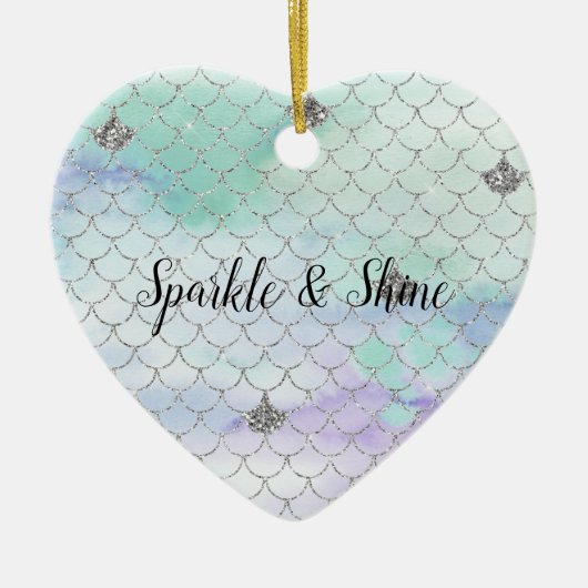 Décoration En Céramique Fille Monnaie mauve Parties scintillant argent (Devant)