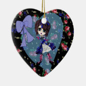 Décoration En Céramique Fille Noël (Droite)