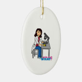 Décoration En Céramique Fille scientifique - Moyen (Droite)