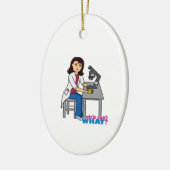 Décoration En Céramique Fille scientifique - Moyen (Gauche)