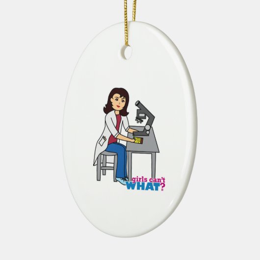 Décoration En Céramique Fille scientifique - Moyen (Gauche)