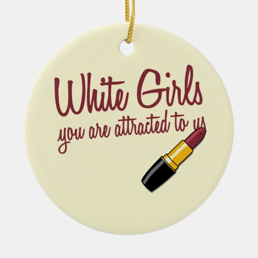 Décoration En Céramique Filles blanches (Devant)