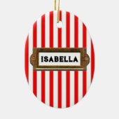 Décoration En Céramique Filles volleyball Noël Collectif (Dos)