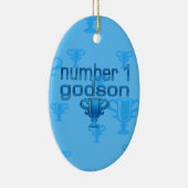 Décoration En Céramique Filleul du numéro 1 (Droite)