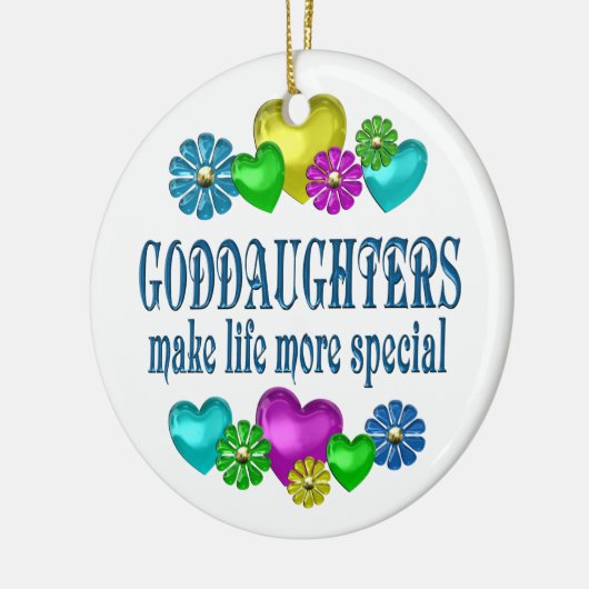 Décoration En Céramique Filleules plus spéciales (Gauche)