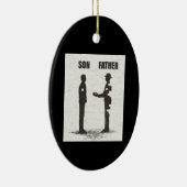 Décoration En Céramique Fils Et Père (Droite)