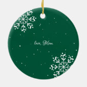 Décoration En Céramique Fils | Sentiments photo Keepsaké Noël (Dos)
