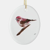 Décoration En Céramique Finch pourpre (Droite)