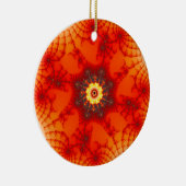 Décoration En Céramique Fire Web - Art fractal (Droite)