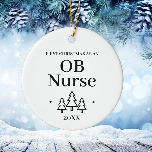 Décoration En Céramique First Christmas as OB Nurse – New Job