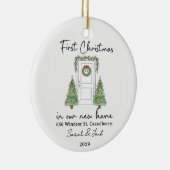 Décoration En Céramique First Christmas in Our New Home Custom (Droite)