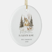 Décoration En Céramique First Christmas in Our New Home Winter View (Droite)