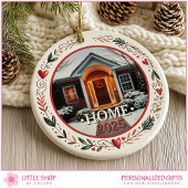 Décoration En Céramique First Christmas New Home Customizable Photo