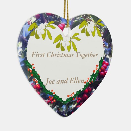 Décoration En Céramique First Christmas Together Keepsake (Droite)