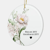 Décoration En Céramique First Mom Established Grandma Christmas Tree (Gauche)