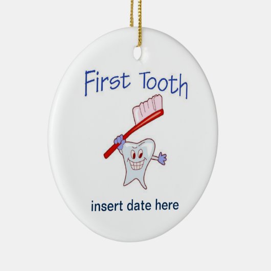 Décoration En Céramique First Tooth (Droite)