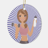 Décoration En Céramique Fitness ! (Gauche)