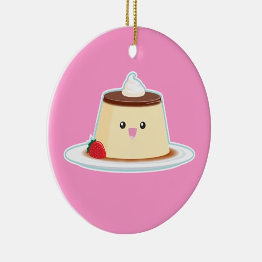 Décoration En Céramique Flan heureux (Droite)