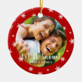 Décoration En Céramique Flèches rouges pendant Noël (Devant)