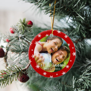 Décoration En Céramique Flèches rouges pendant Noël