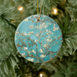 Décoration En Céramique Fleur d'amande, Van Gogh<br><div class="desc">Célèbre tableau de Vincent van Gogh : Almond Blossom</div>