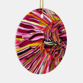 Décoration En Céramique Fleur d'art à l'aquarelle Chrysanthème (Droite)