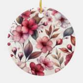 Décoration En Céramique Fleur de Cerisier (Dos)
