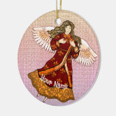 Décoration En Céramique Fleur de lis angel (Gauche)