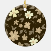 Décoration En Céramique Fleur de Noël (Dos)
